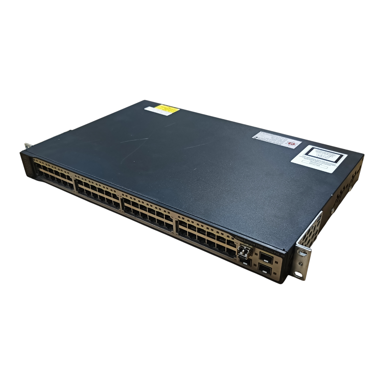 Cisco WS-C3750V2-48PS-S Catalyst 3750V2 48-Port Fast Ethernet Switch with PoE