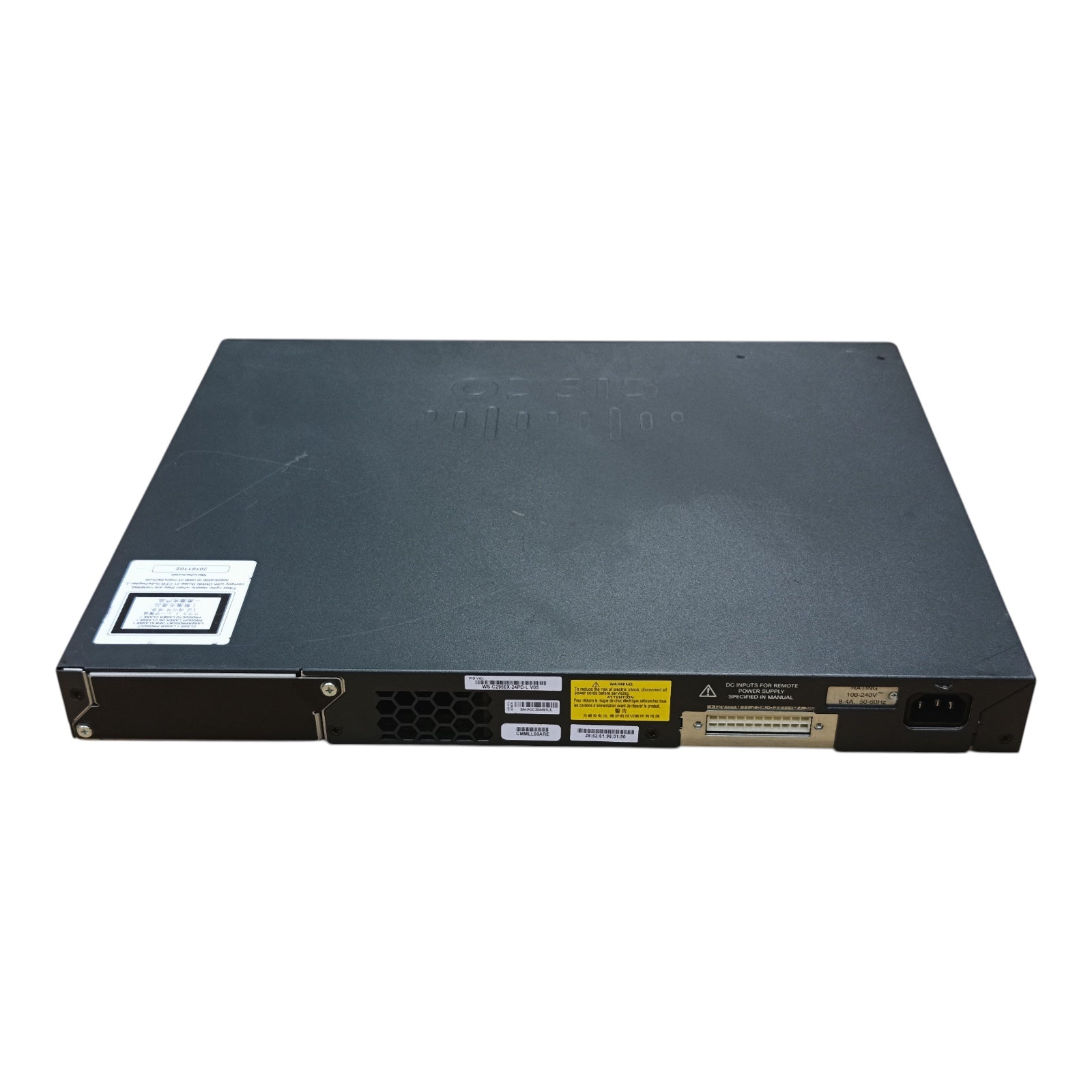 Cisco WS-C2960X-24PD-L Catalyst Switch | 24-Port Gigabit PoE+ | 2x 10G SFP+ Uplinks | Managed Enterprise Layer 2