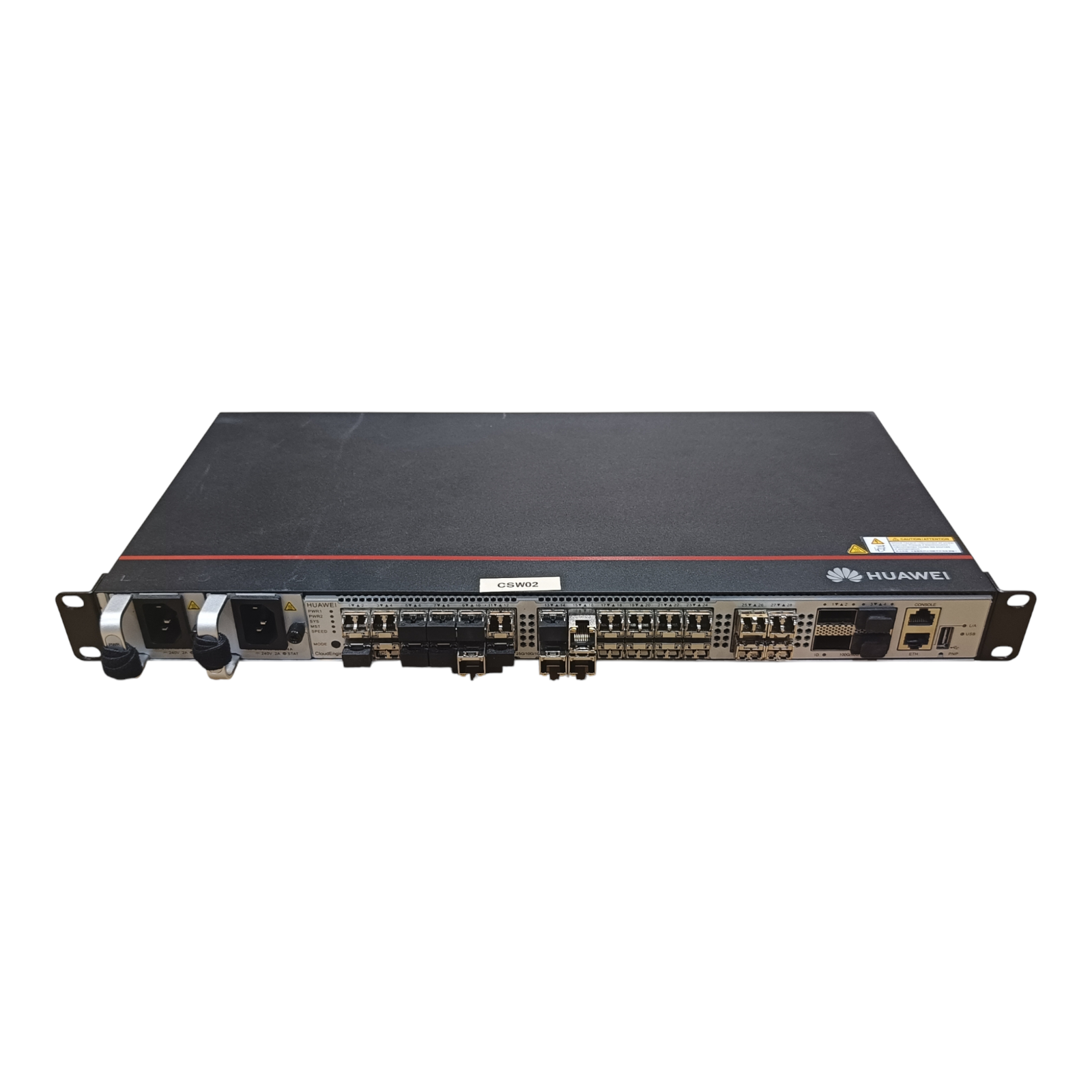 Huawei CloudEngine S6730-H28Y4C Network Switch – 28x 25GE SFP28 + 4x 100GE QSFP28 Ports, Layer 3 Enterprise Switch