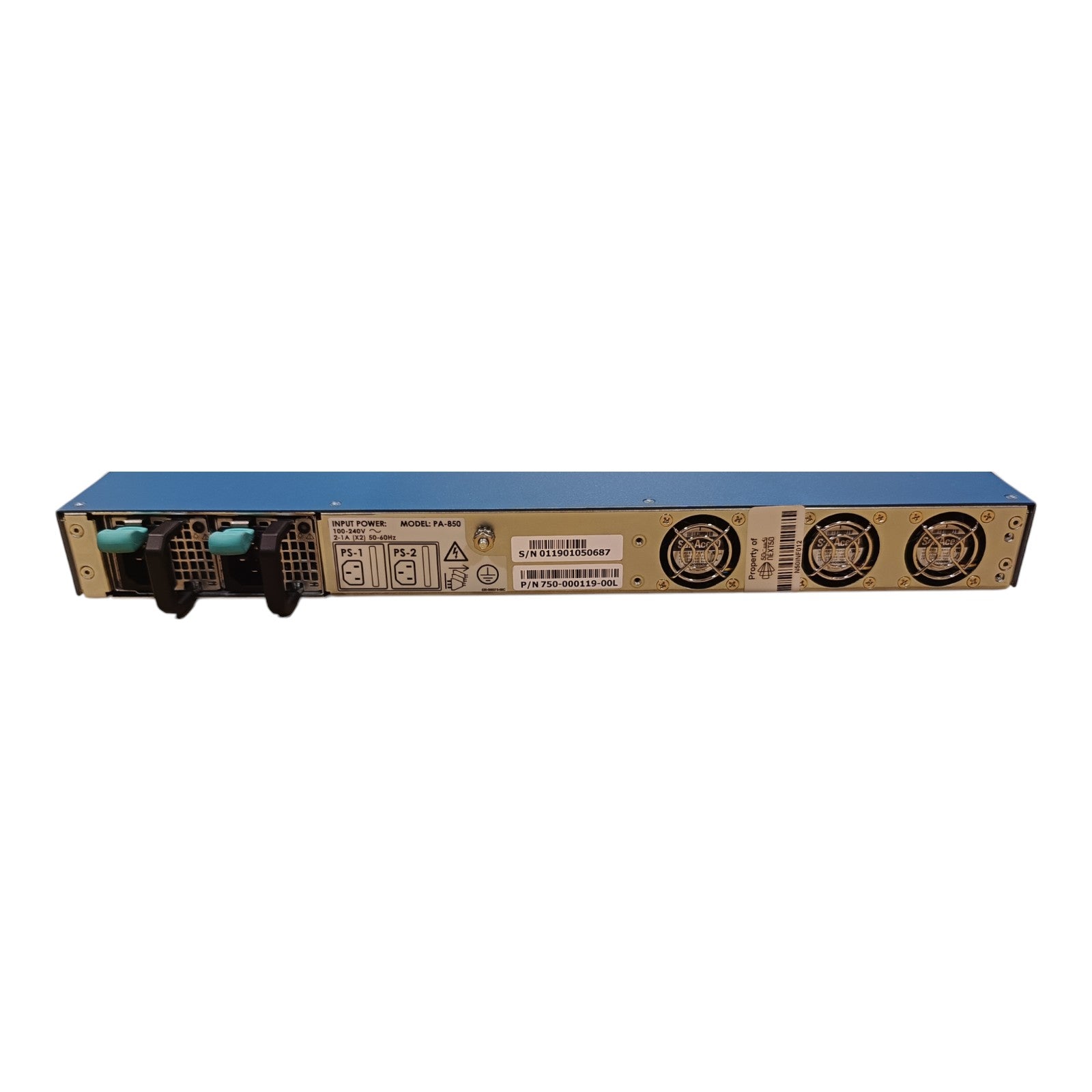 Palo Alto PA-850 Firewall | Next-Gen Security Appliance | 4x RJ-45 | 4x SFP | 4x 10Gb SFP+ | 3x Cooling Fans