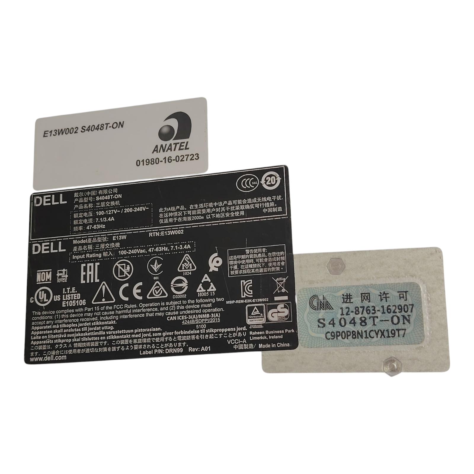 Dell S4048T-ON Network Switch | 48x 10GBASE-T RJ45 | 6x 40GbE QSFP+ | 1U Rackmount | Dual PSU Enterprise Switch