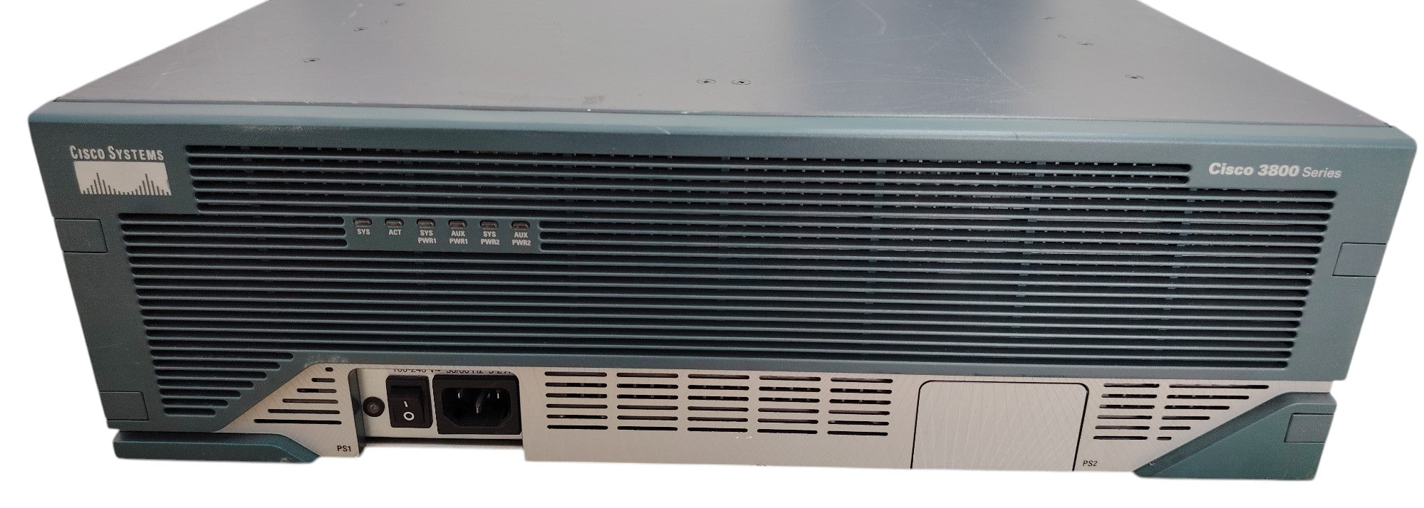 Cisco 3845 Integrated Services Router – 2x Gigabit Ethernet, 1x SFP, Rack-Mountable ISR