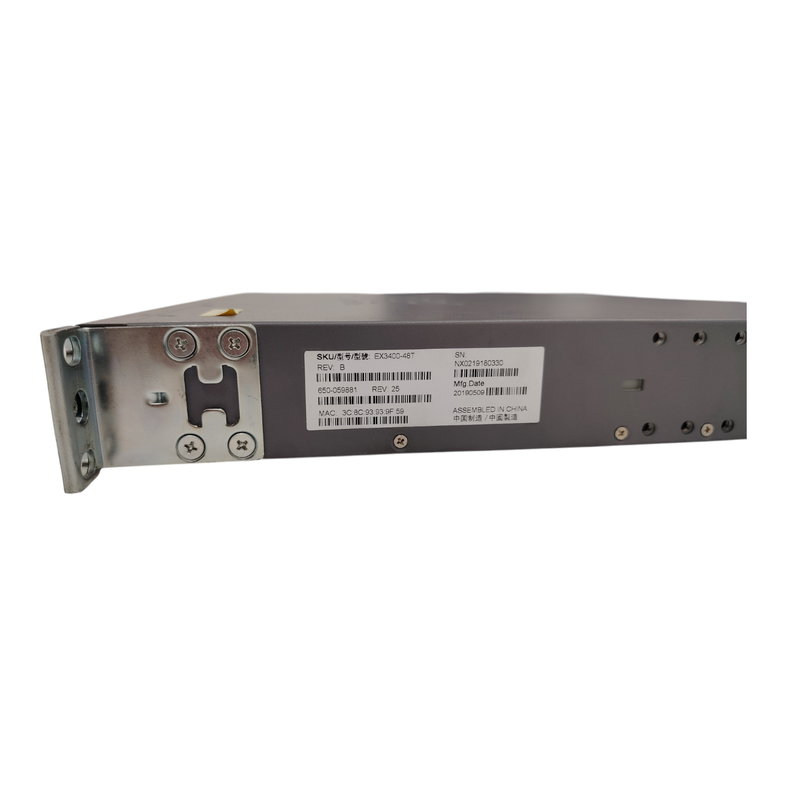 Juniper EX3400-48T | 48-Port Gigabit Ethernet Switch + 4x 10GbE SFP+ Uplinks | Enterprise Network Switch
