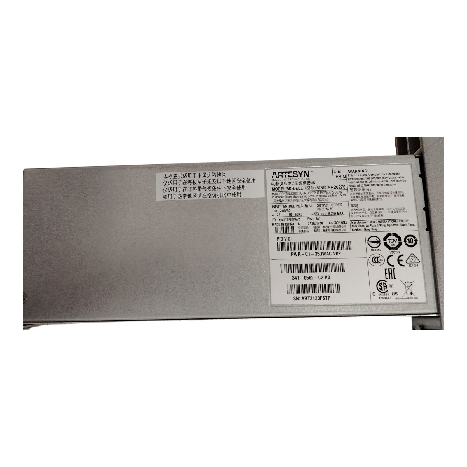 Cisco WS-C3850-48T-L Catalyst 3850 48-Port Gigabit Ethernet Managed Switch | Enterprise Layer 3 LAN Access with PSU