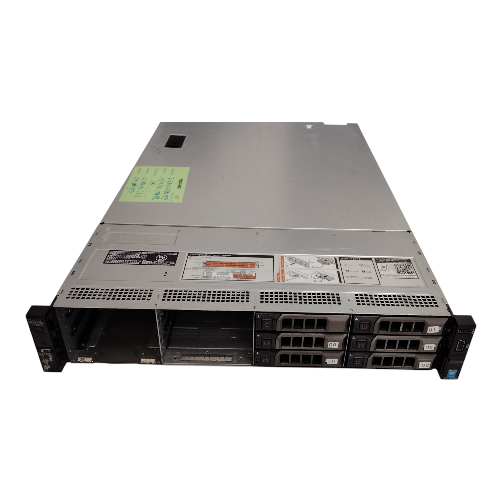 Dell PowerEdge R730XD 2U Rackmount Server – 2× Intel Xeon E5-2670 v3, 24 Cores, 384GB DDR4 ECC RAM, 1100W Redundant PSUs