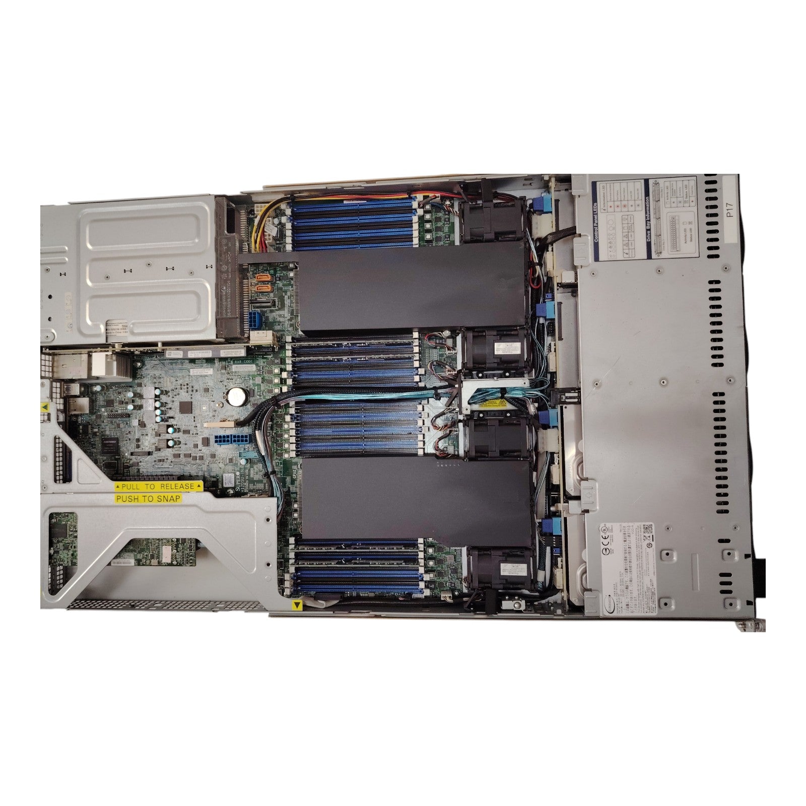 Supermicro 819UT-R10H12 1U Rackmount Server | Dual AMD EPYC 7282 | NO RAM | 8TB HDD | Redundant 1000W PSU