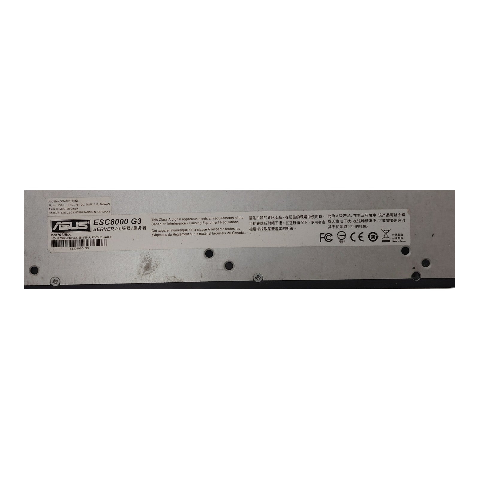ASUS ESC8000 G3 GPU Server | 8× Xilinx Alveo A-U200 Accelerators | Dual Xeon E5-2620 v4 | 4U Rackmount