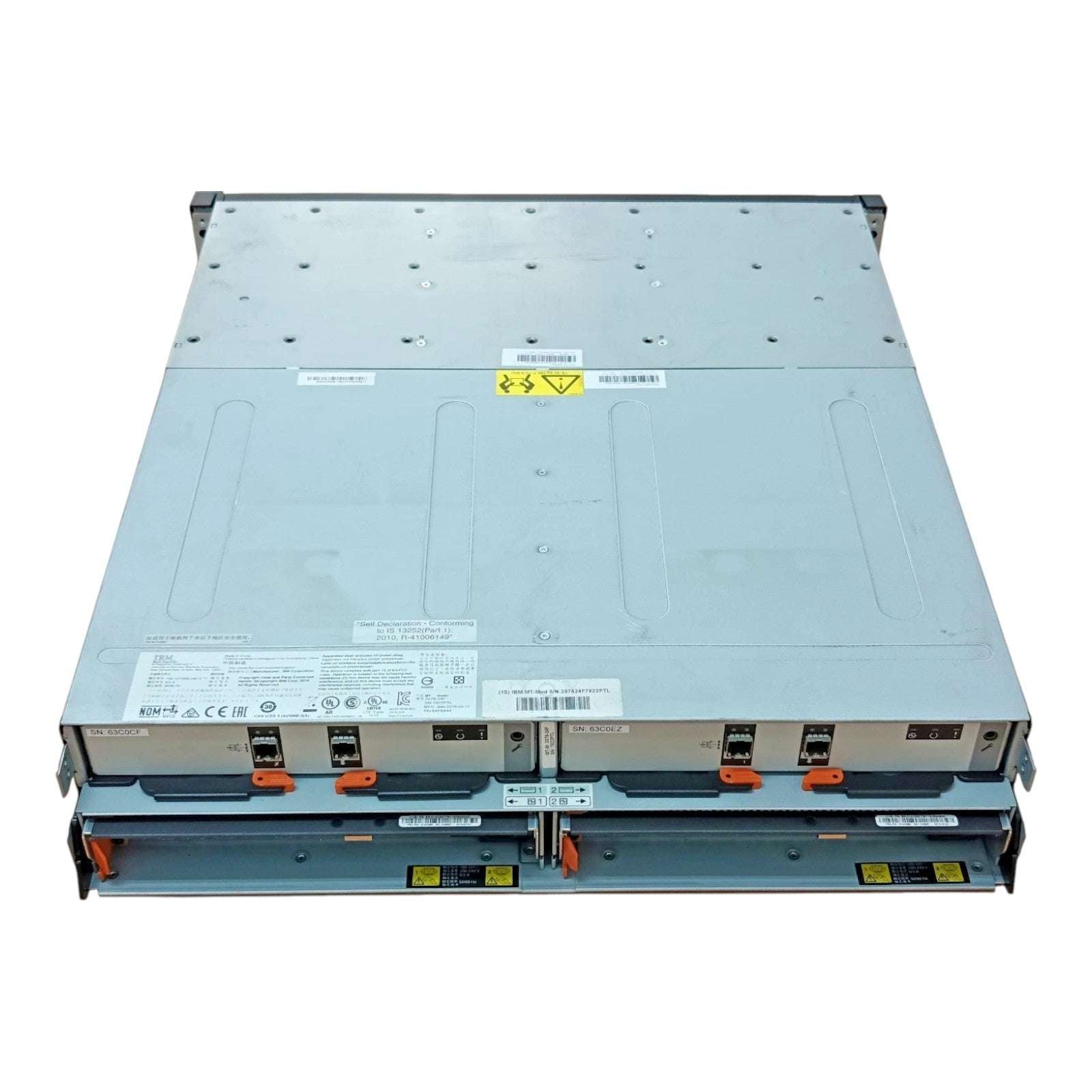 IBM 2076-24F Storwize V7000 Expansion Enclosure | 2U Rackmount | 22×600GB 15K SAS HDD | Dual Expansion Canisters