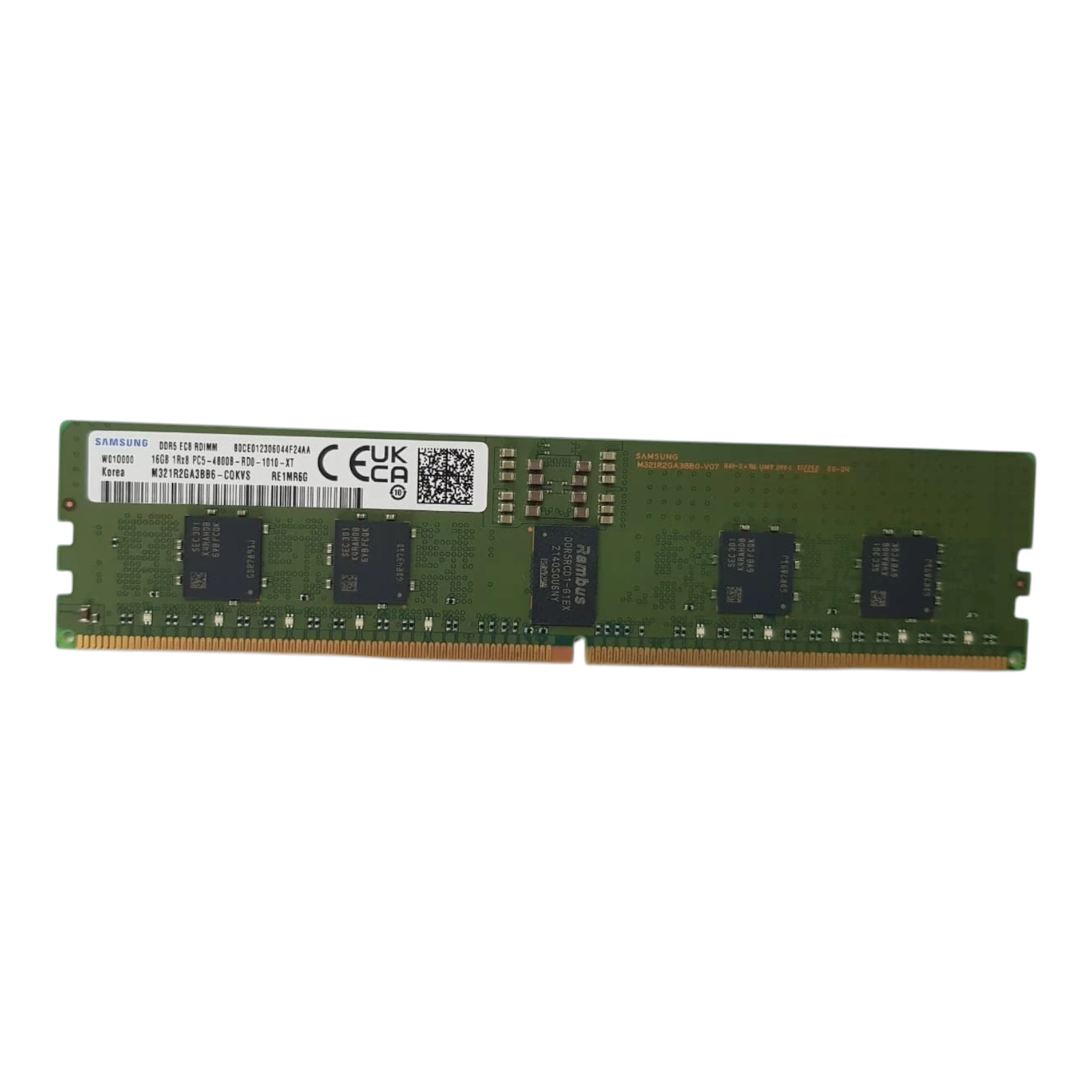 Samsung 16GB DDR5 4800MHz UDIMM PC5-38400 1Rx8 RAM M321R2GA3BB6-CQKVS