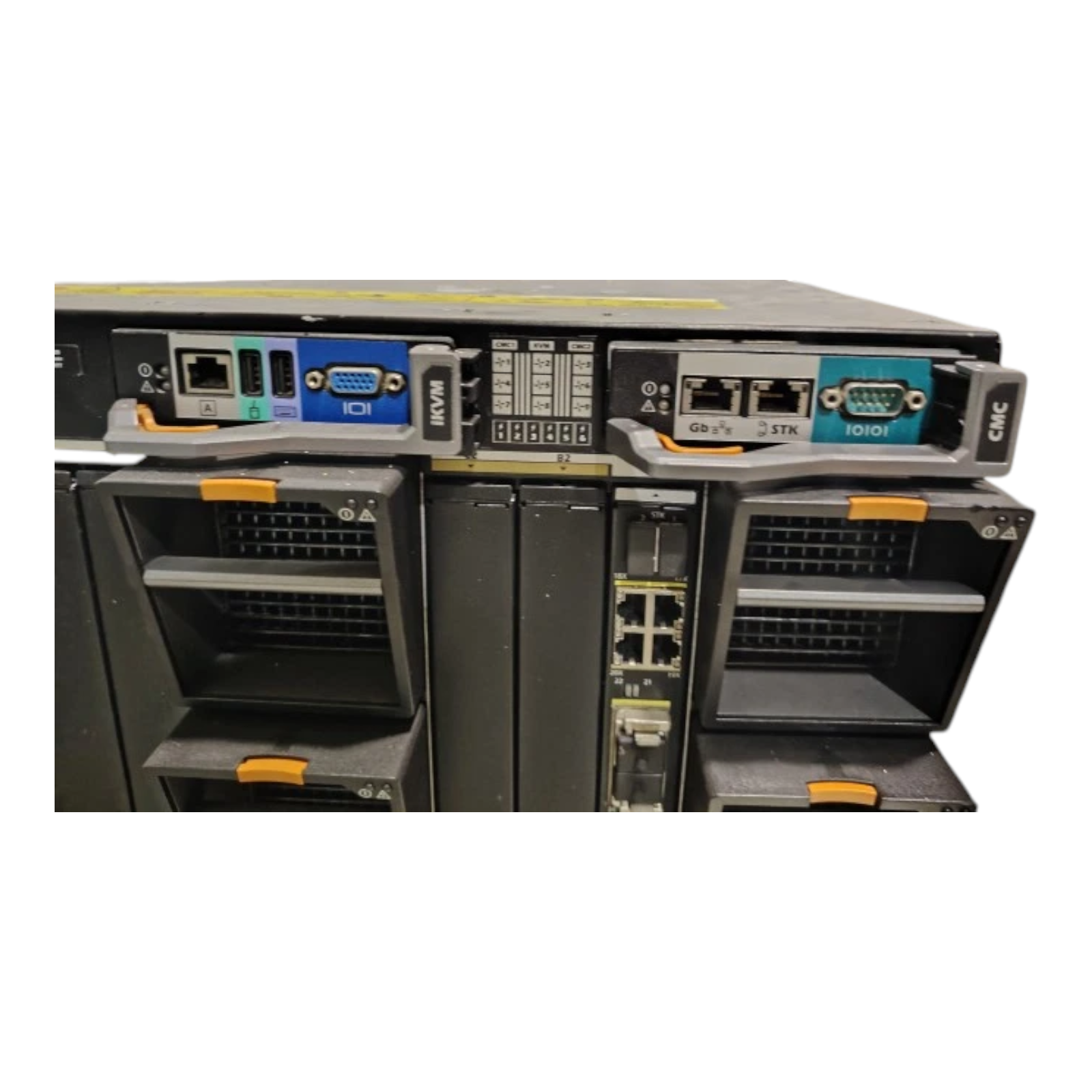 Dell PowerEdge M1000e Blade Server – 3× M620 Blades, Dual Xeon E5-2697 v2, 192GB RAM, 6× 2700W PSUs