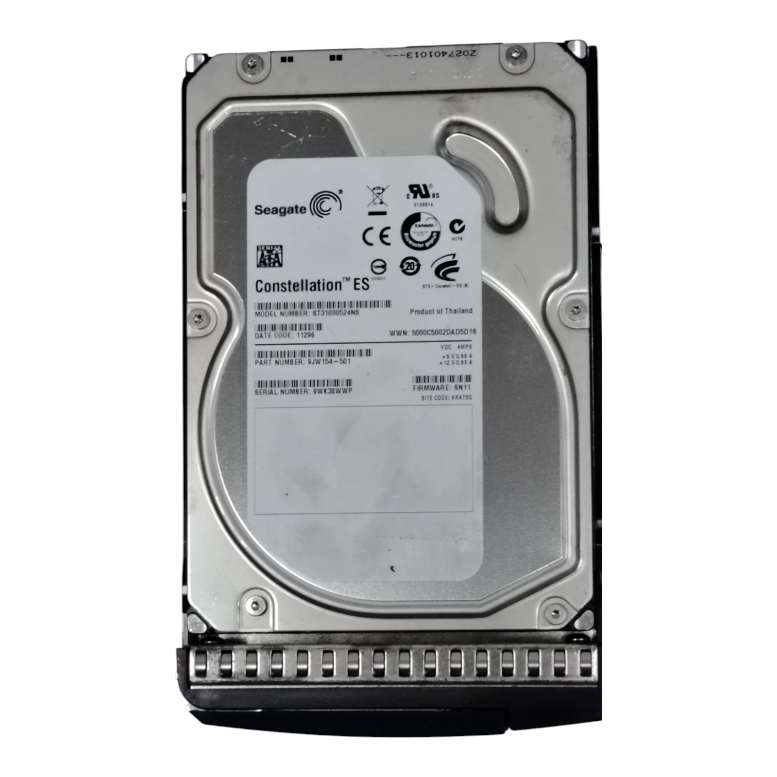 Seagate 1TB 7200RPM 3.5" SATA Enterprise HDD – 9JW154-501 / ST31000524NS