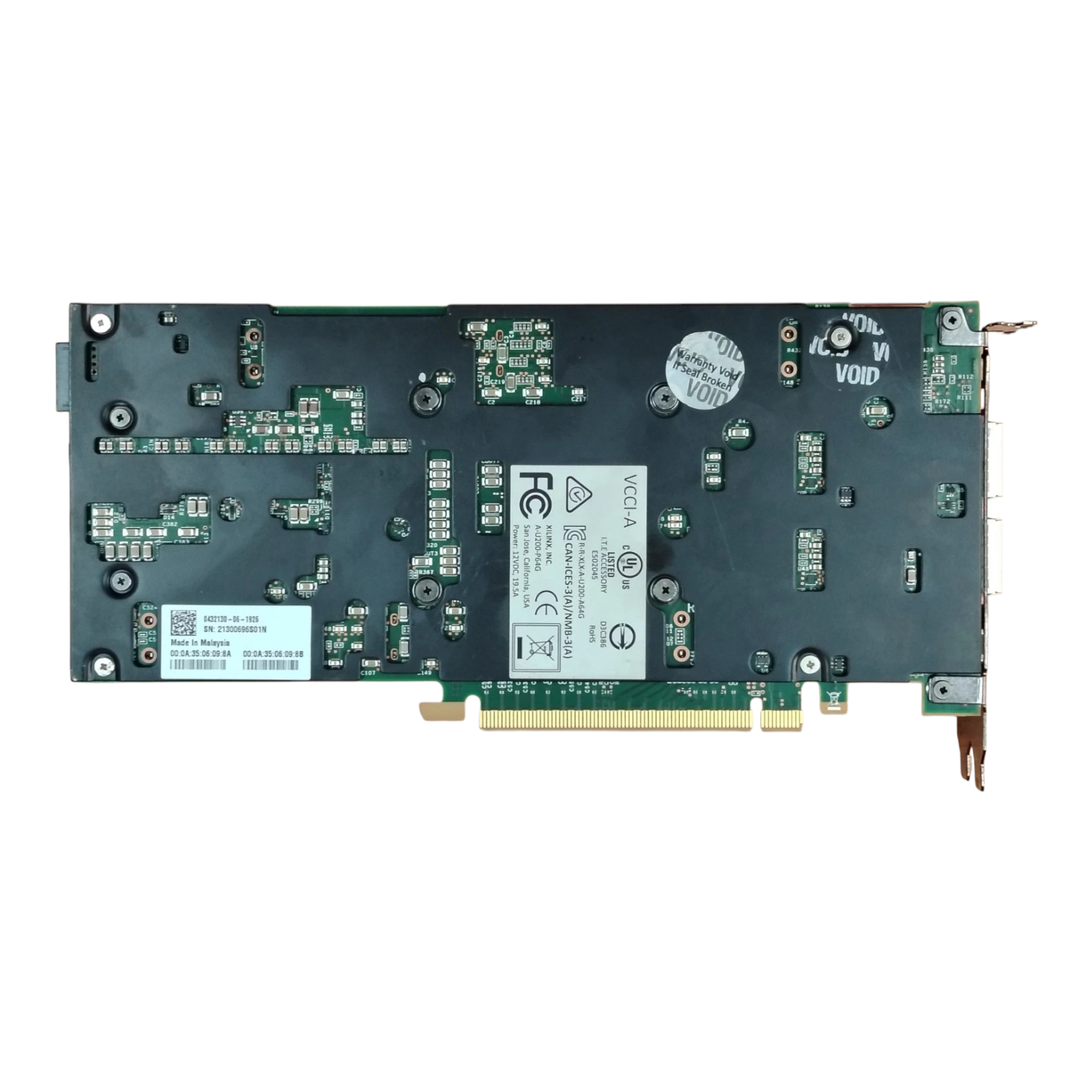 AMD Xilinx Alveo U200 FPGA Accelerator Card | 64GB HBM2 | AI ML Data Center & Mining PCIe Gen3 x16