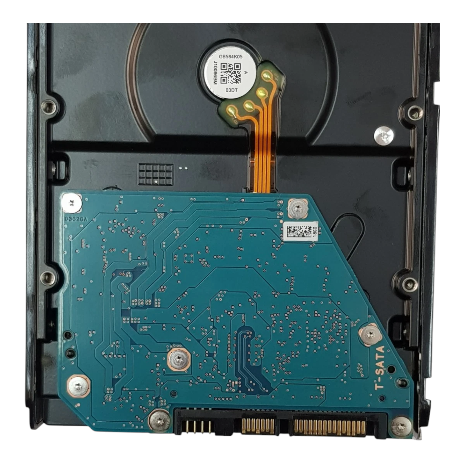 Toshiba 4TB 3.5" SATA Enterprise HDD – MG04ACA400E (P/N HDEPR11GEA51) w/o caddy